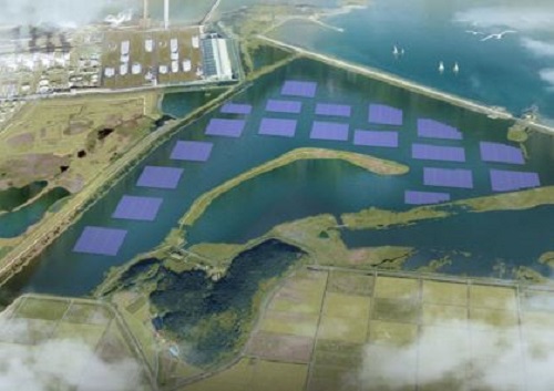 Iwon Lake Floationg Solar Project Image