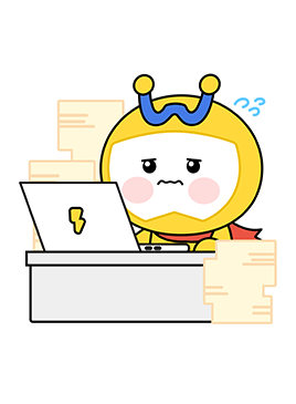 돋보기 들고있는 위피