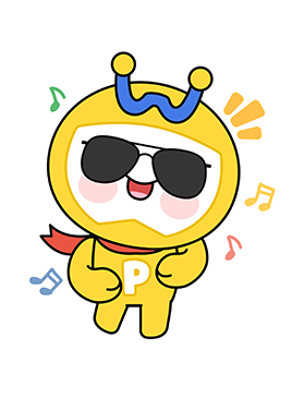 돋보기 들고있는 위피