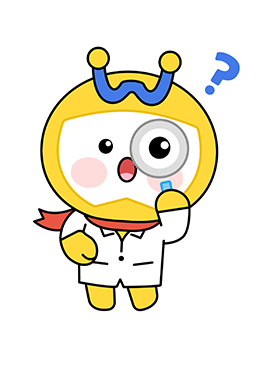 돋보기 들고있는 위피