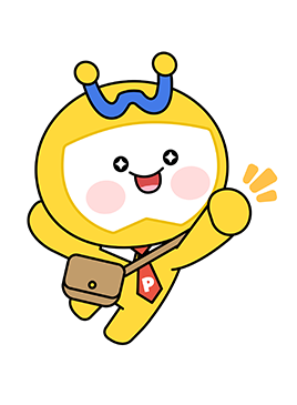 돋보기 들고있는 위피