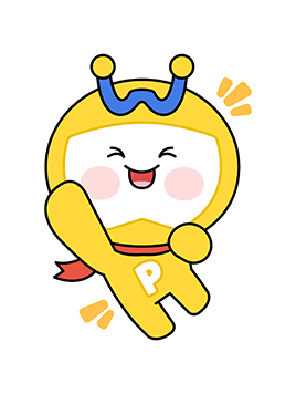 돋보기 들고있는 위피